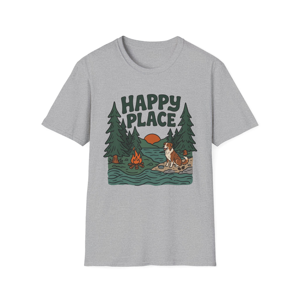 Happy Place Campfire Unisex Tee