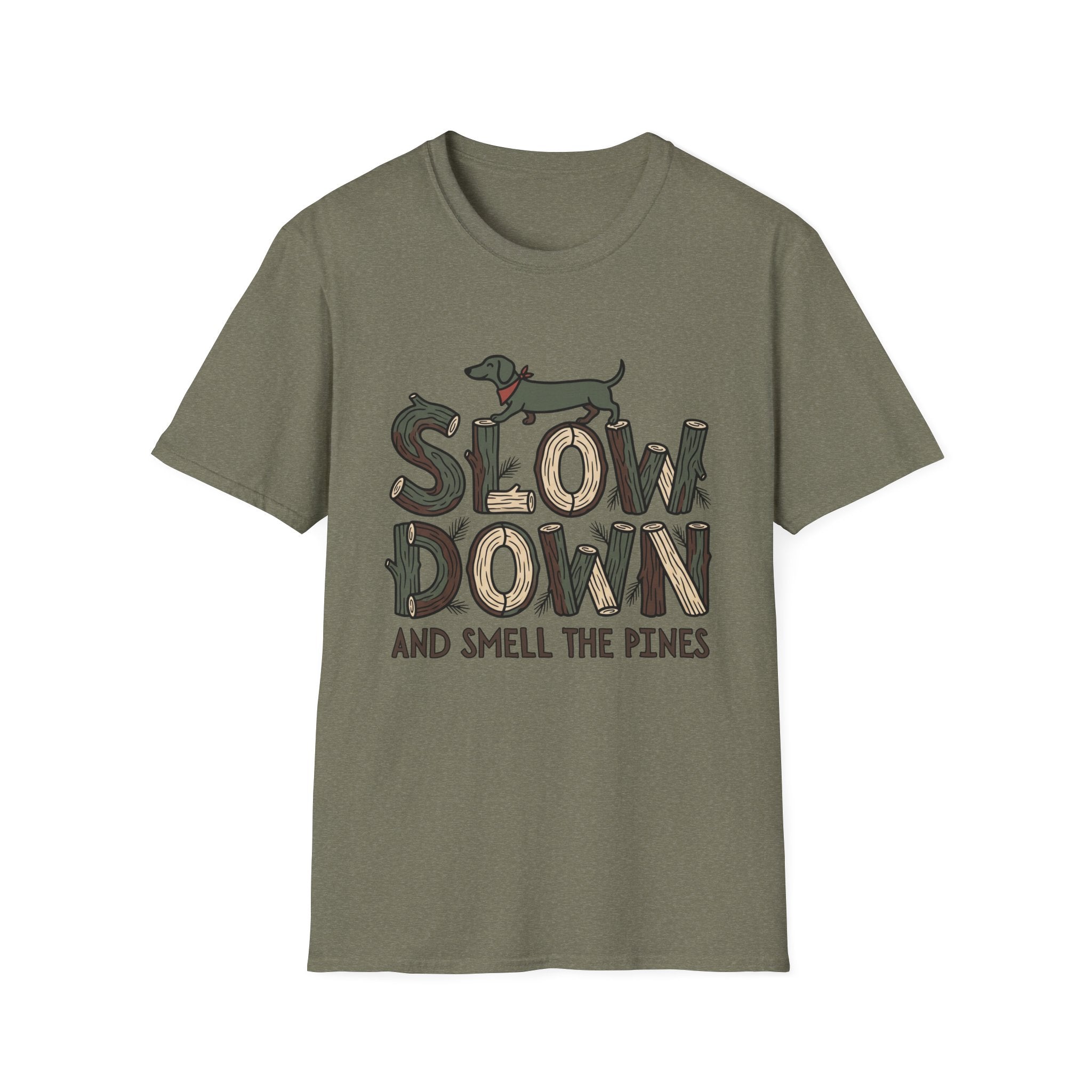 Slow Down & Smell The Pines Unisex Tee