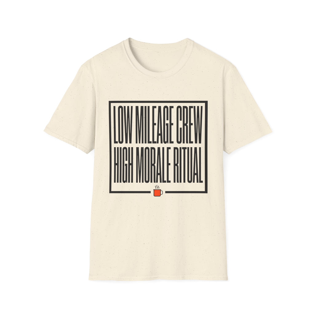 Low Mileage High Moral Unisex Tee