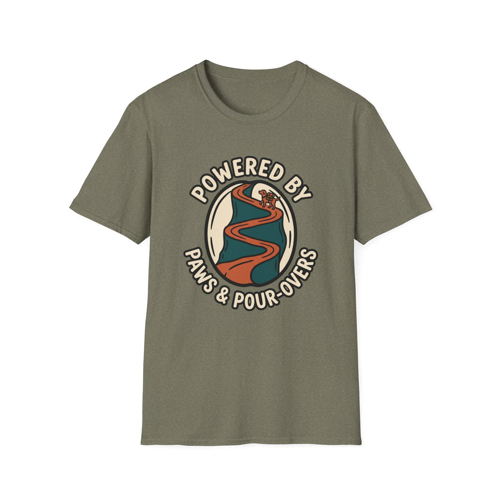 Paws & Pour-Overs Unisex Tee