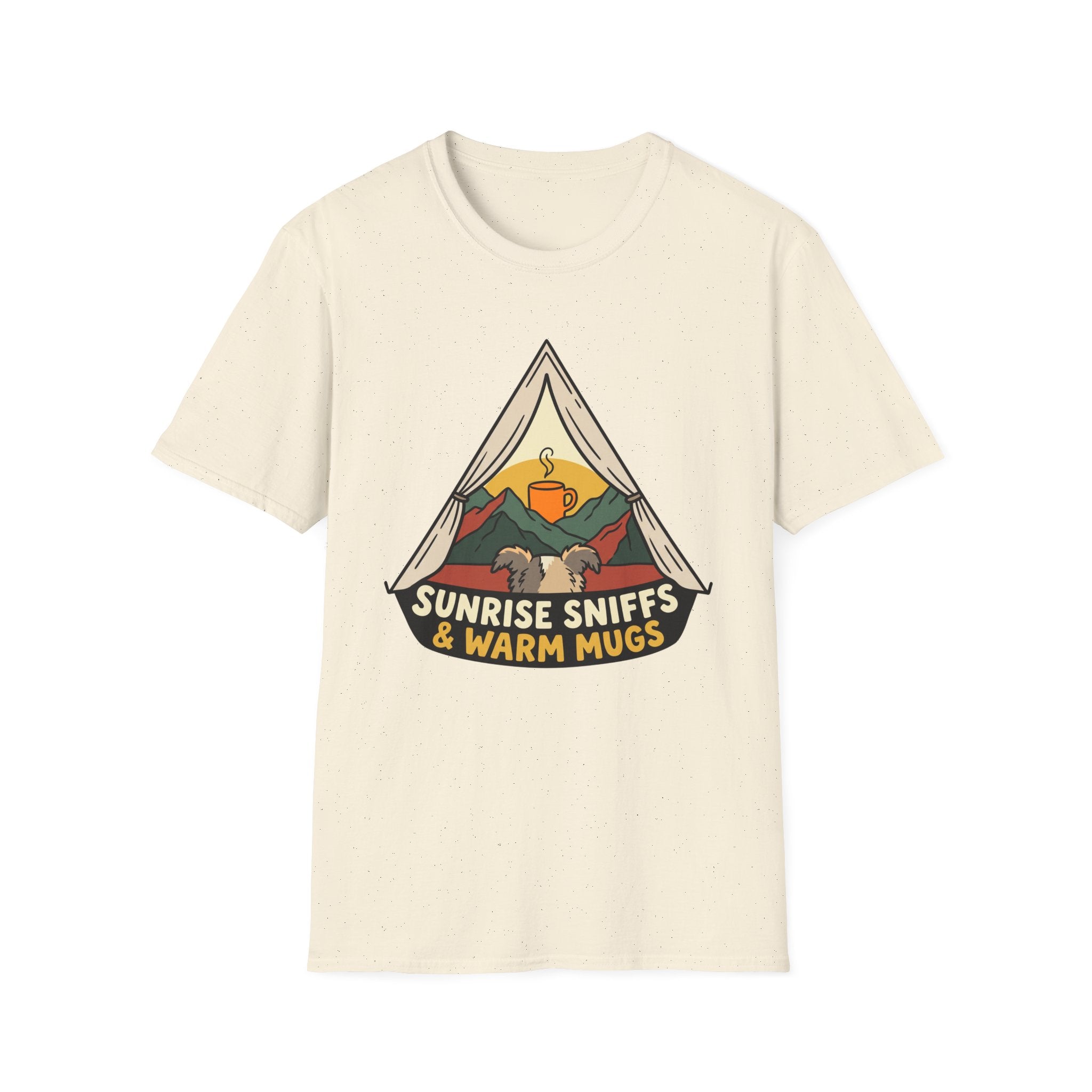 Sunrise Sniffs & Warm Mugs Unisex Tee