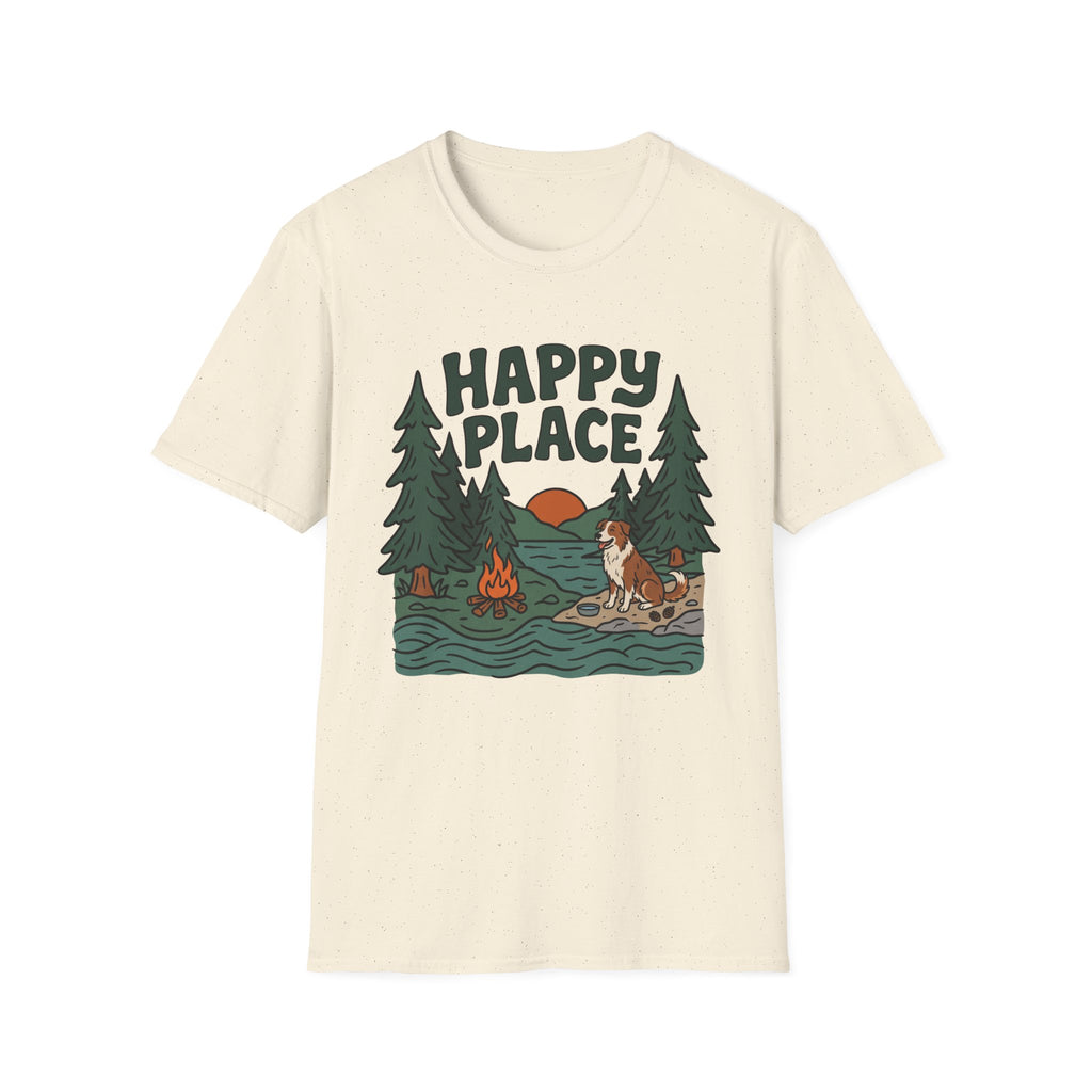 Happy Place Campfire Unisex Tee
