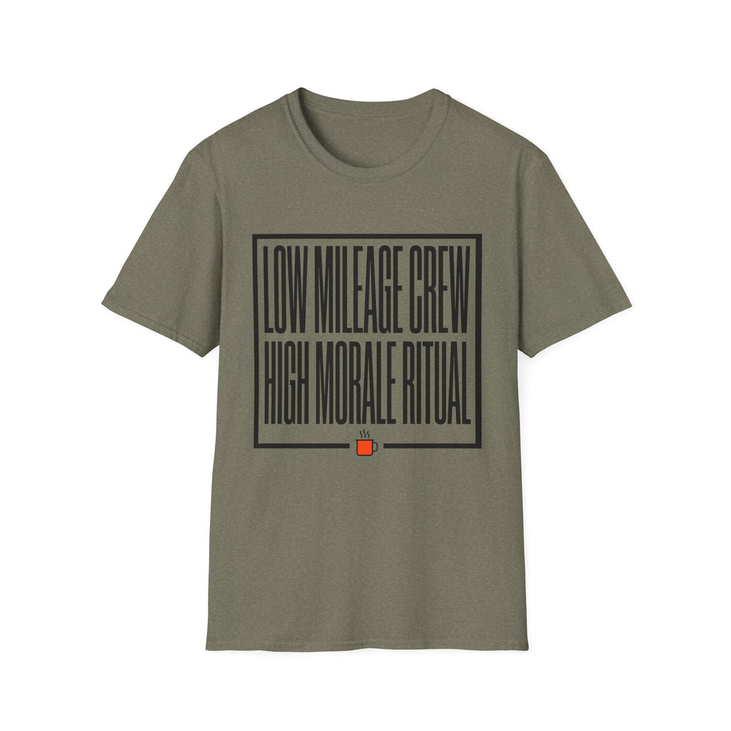 Low Mileage High Moral Unisex Tee