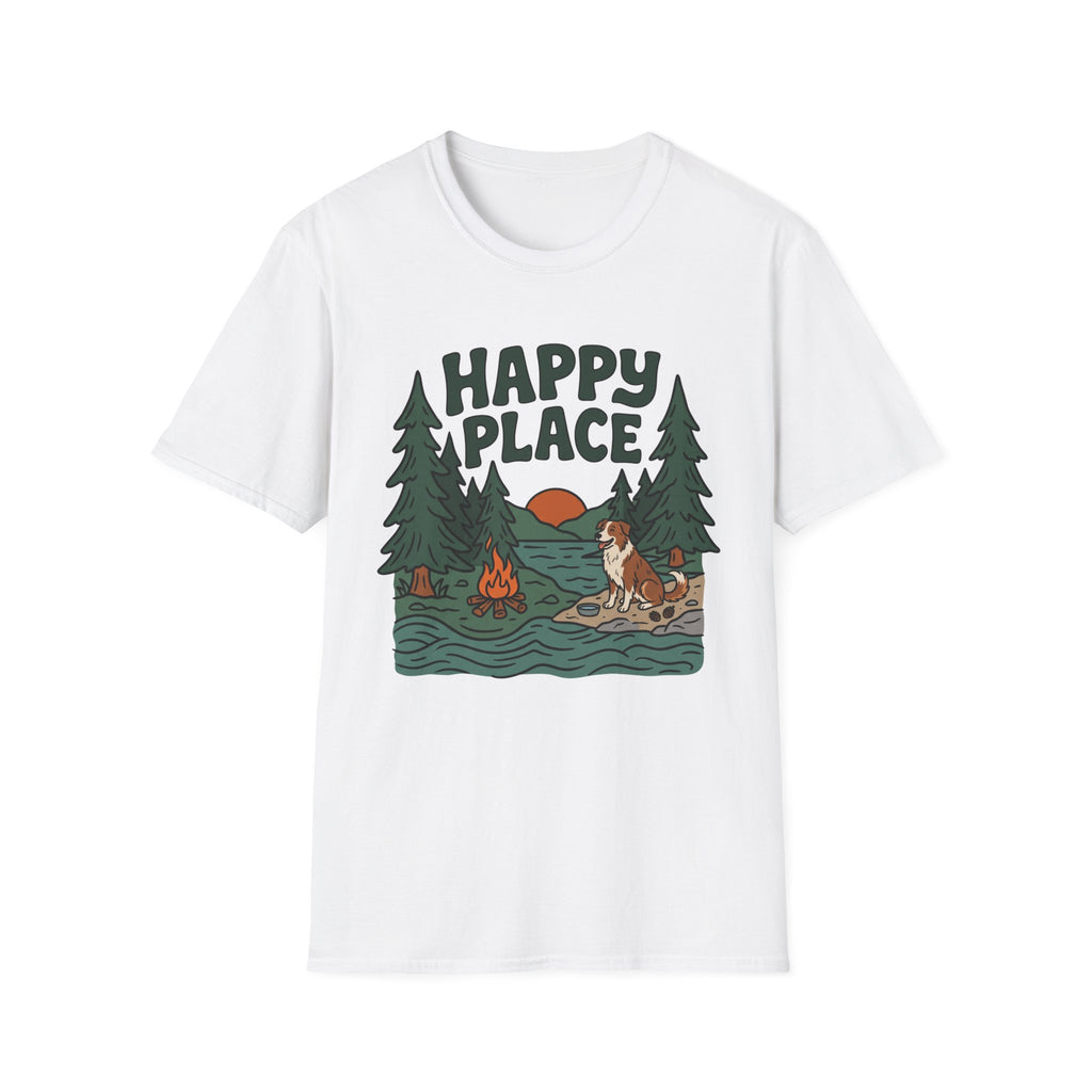 Happy Place Campfire Unisex Tee