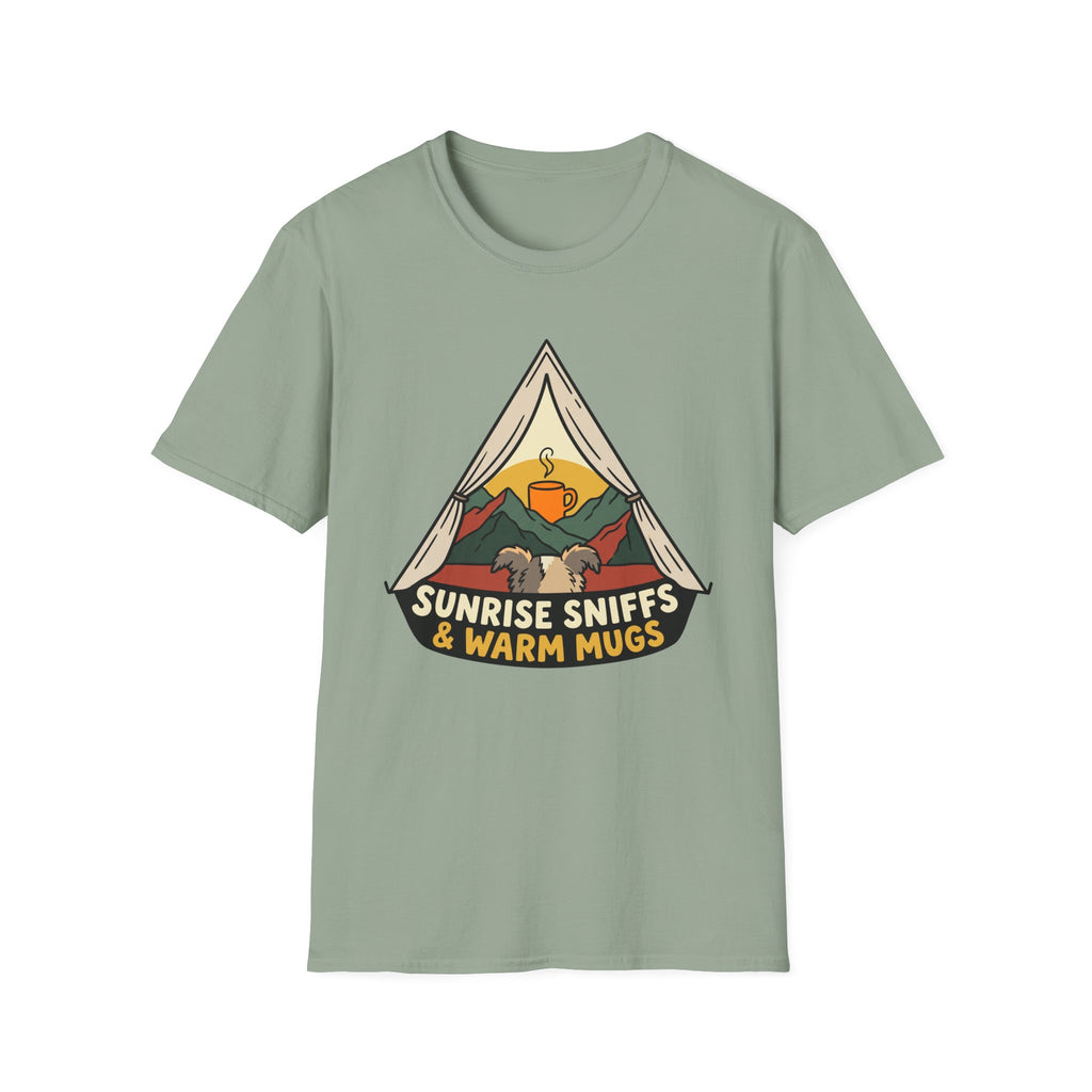 Sunrise Sniffs & Warm Mugs Unisex Tee