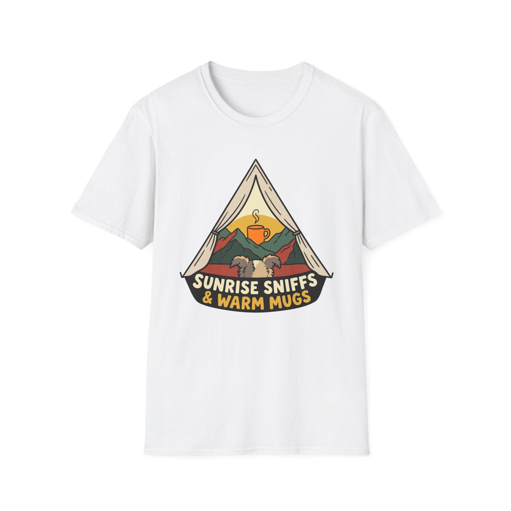 Sunrise Sniffs & Warm Mugs Unisex Tee