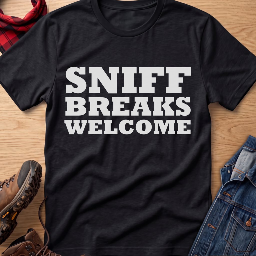 Sniff Breaks Welcome Unisex Tee