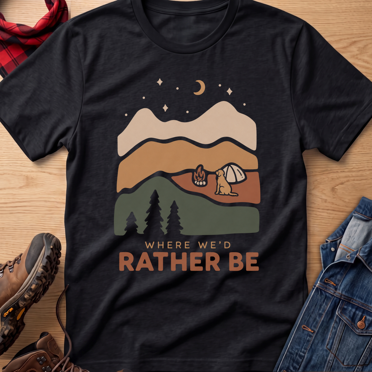 Where We'd Rather Be Unisex Tee