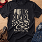 World's Slowest Hiking Club Unisex Tee
