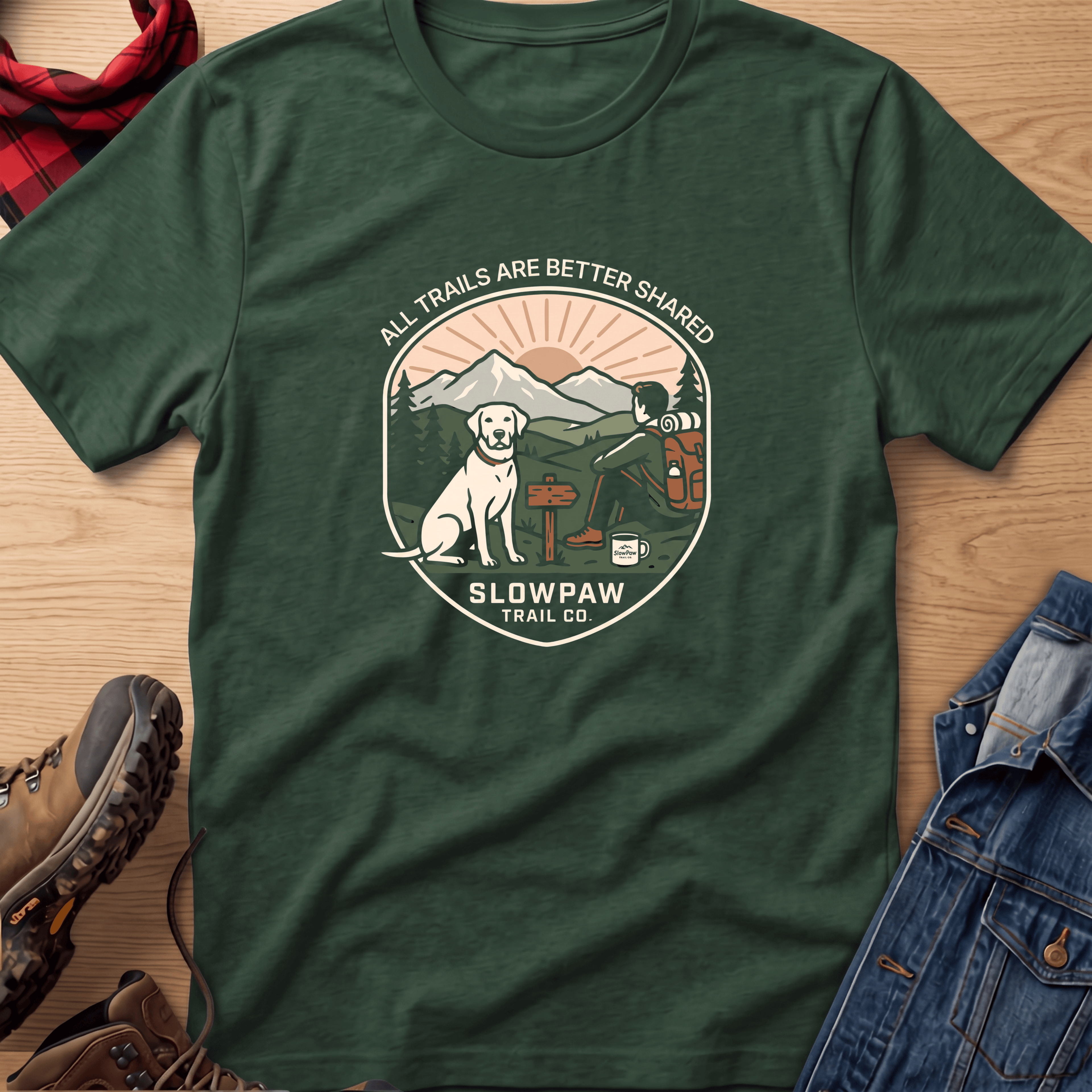 All Trails Are Better Shared Unisex Tee