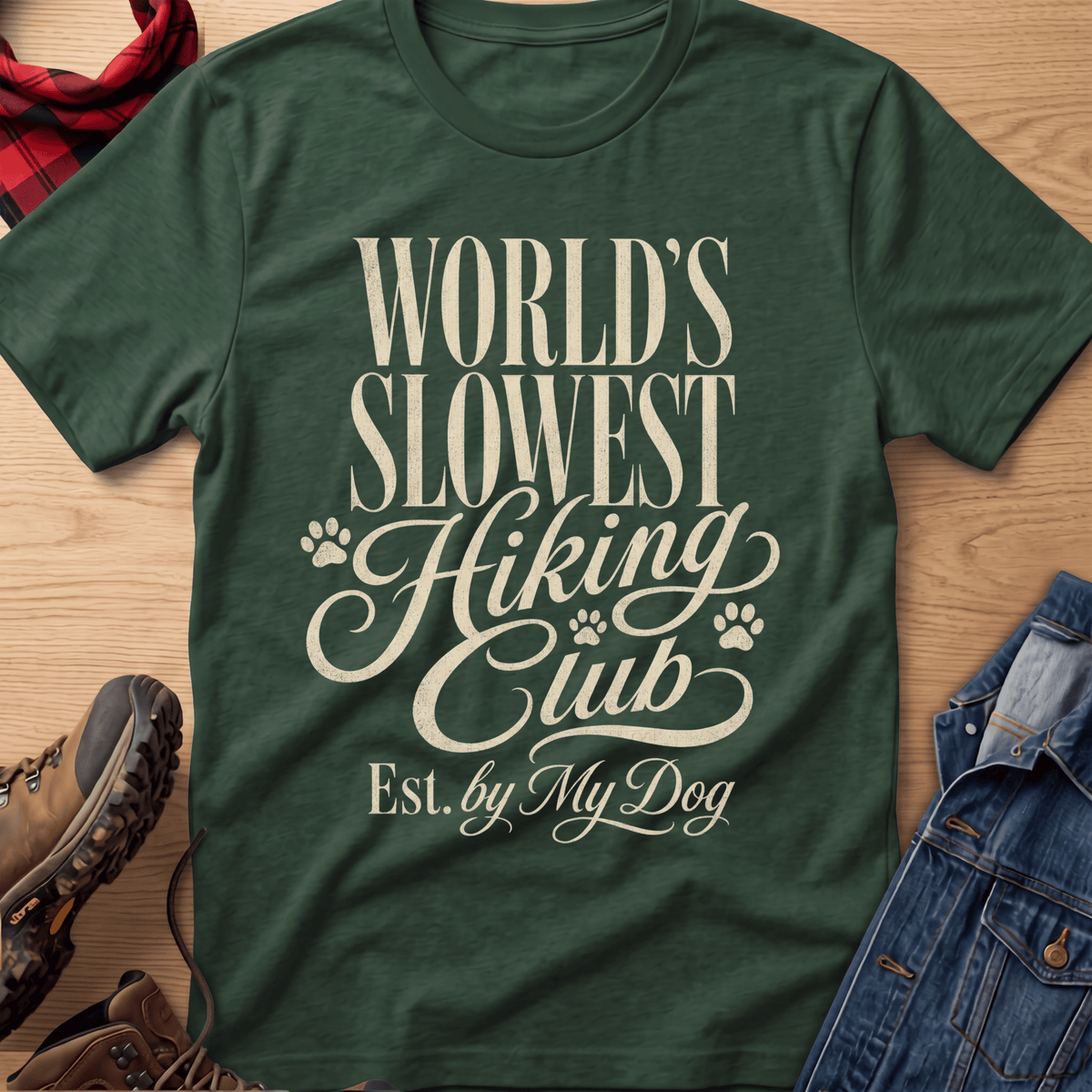 World's Slowest Hiking Club Unisex Tee
