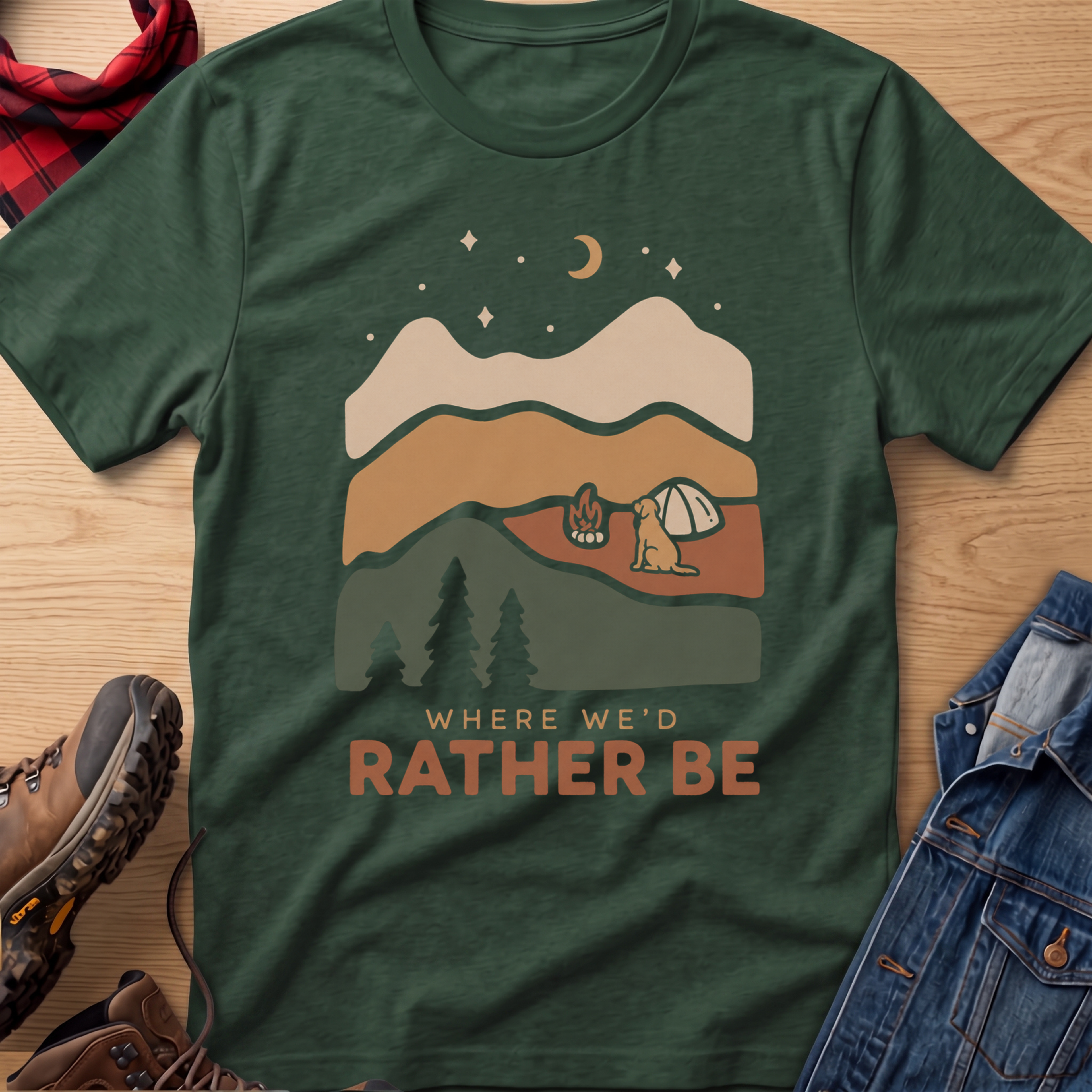 Where We'd Rather Be Unisex Tee