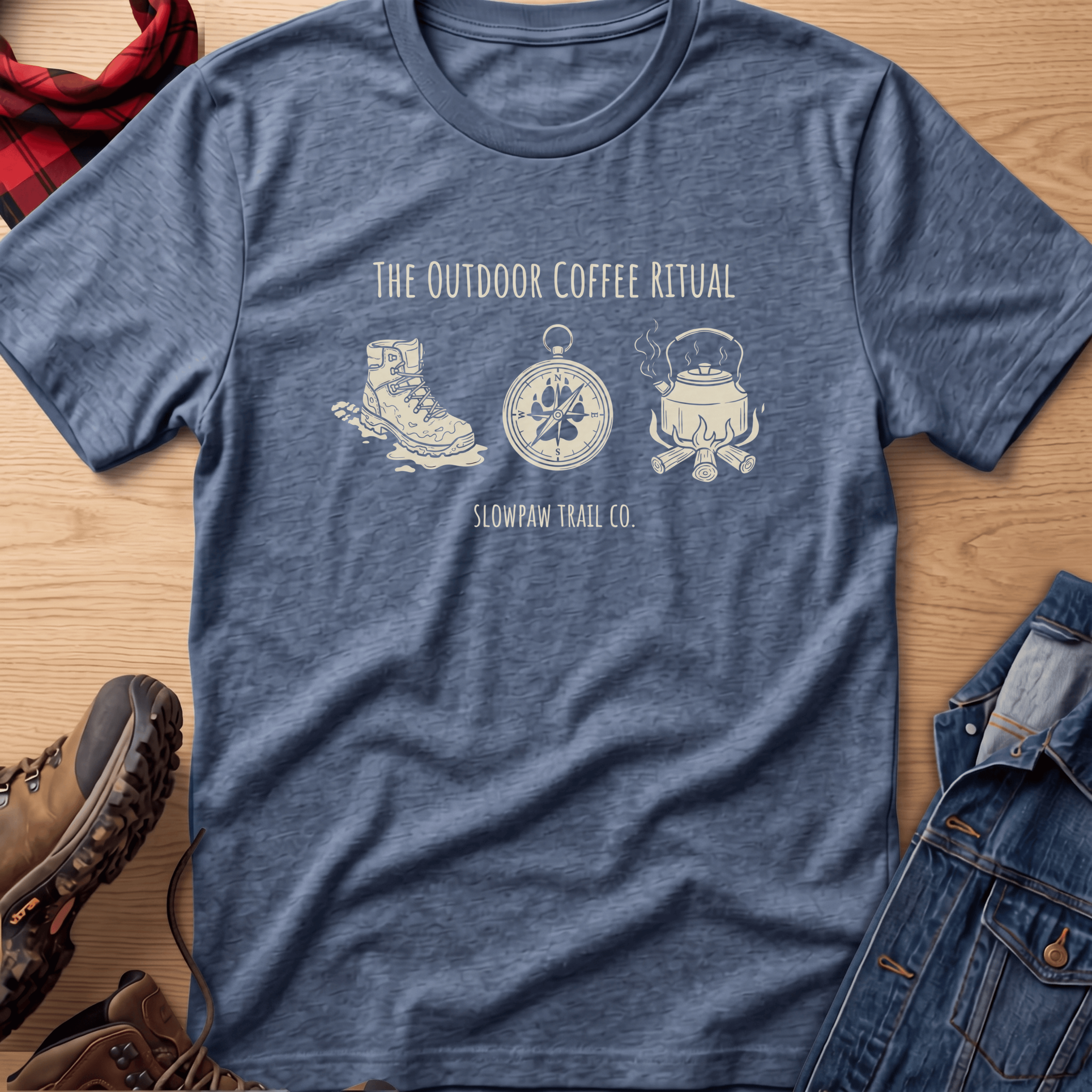 Outdoor Coffee Ritual Unisex Tee