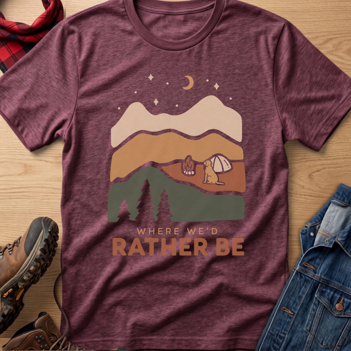 Where We'd Rather Be Unisex Tee