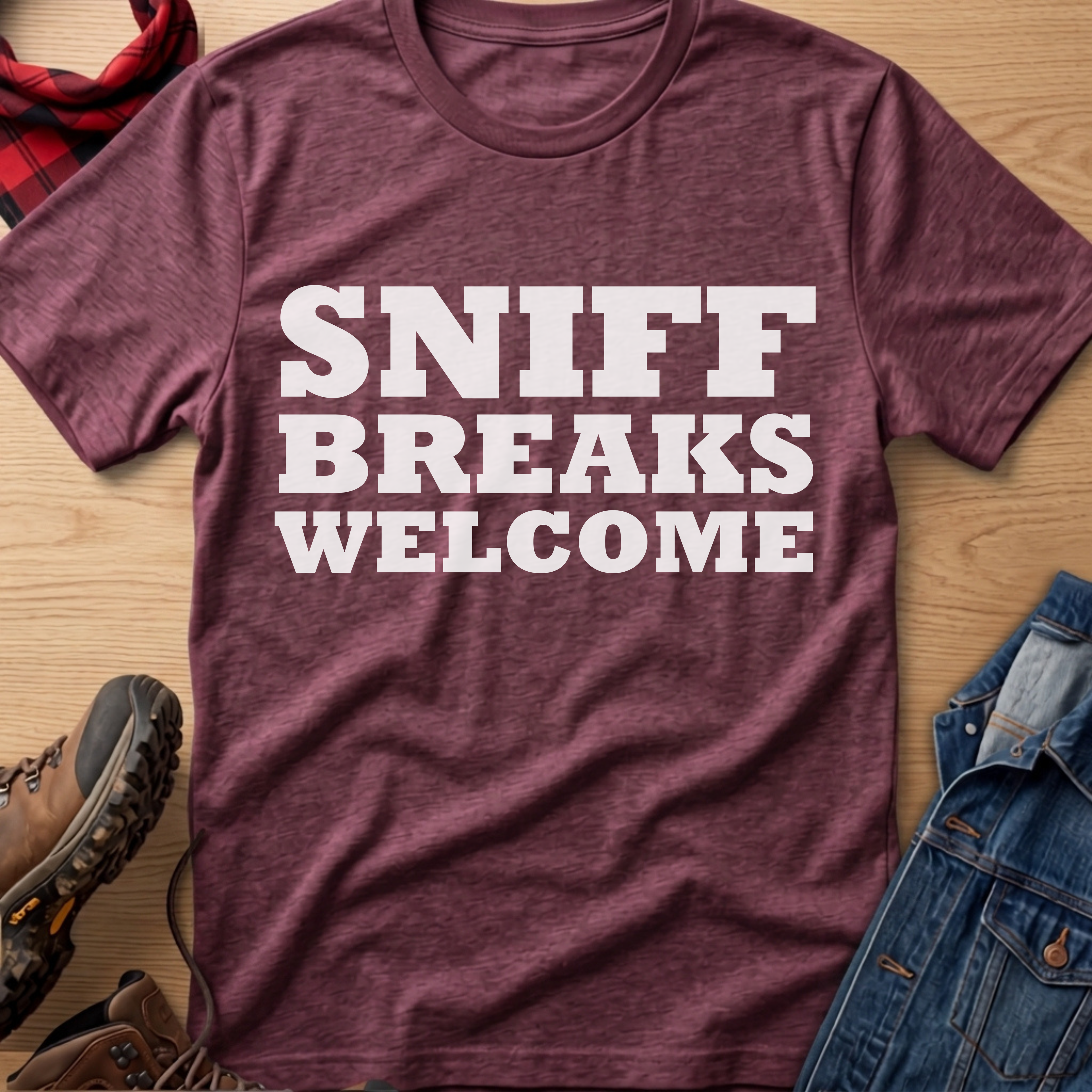 Sniff Breaks Welcome Unisex Tee