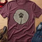 Dog Paw Tree Ring Unisex Tee