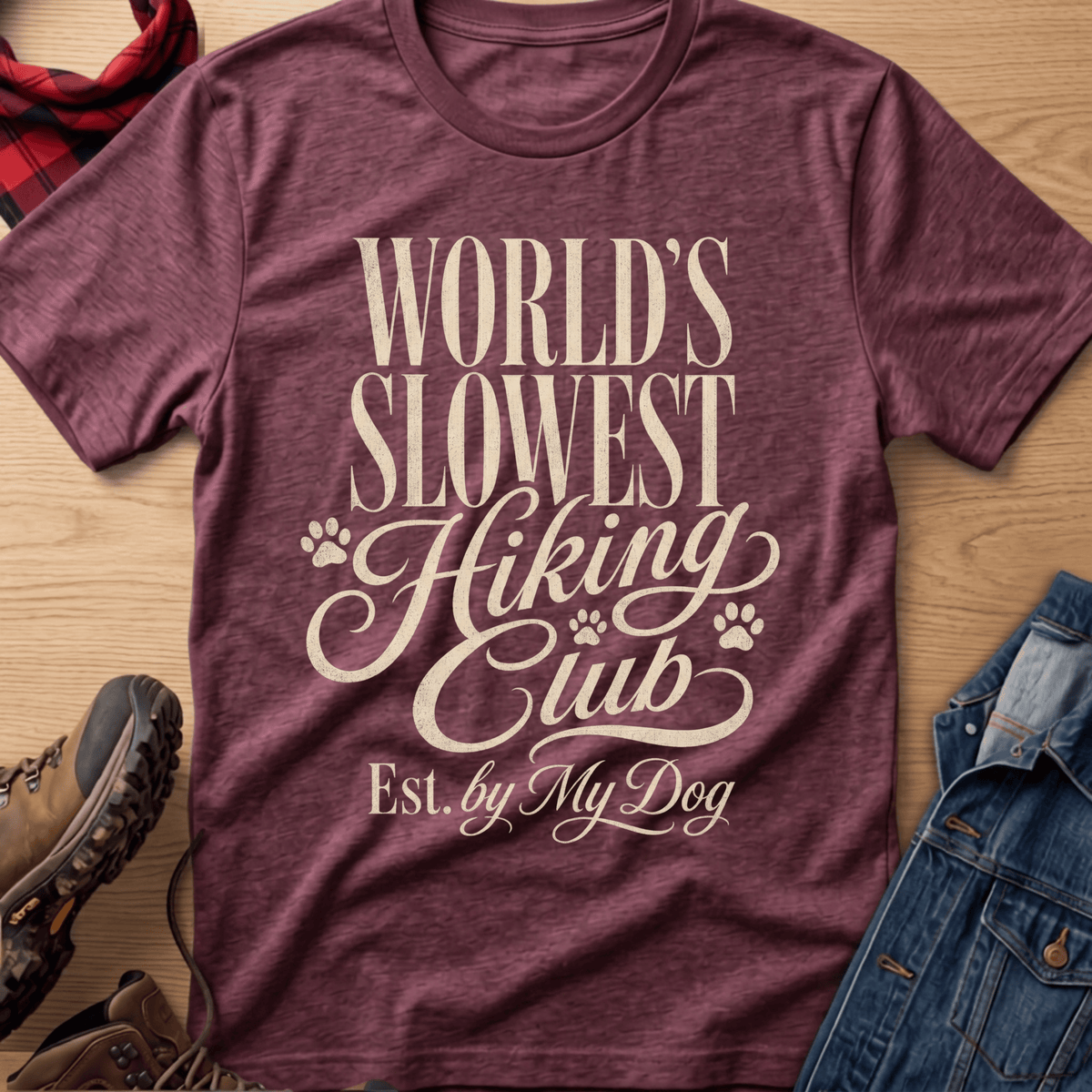 World's Slowest Hiking Club Unisex Tee