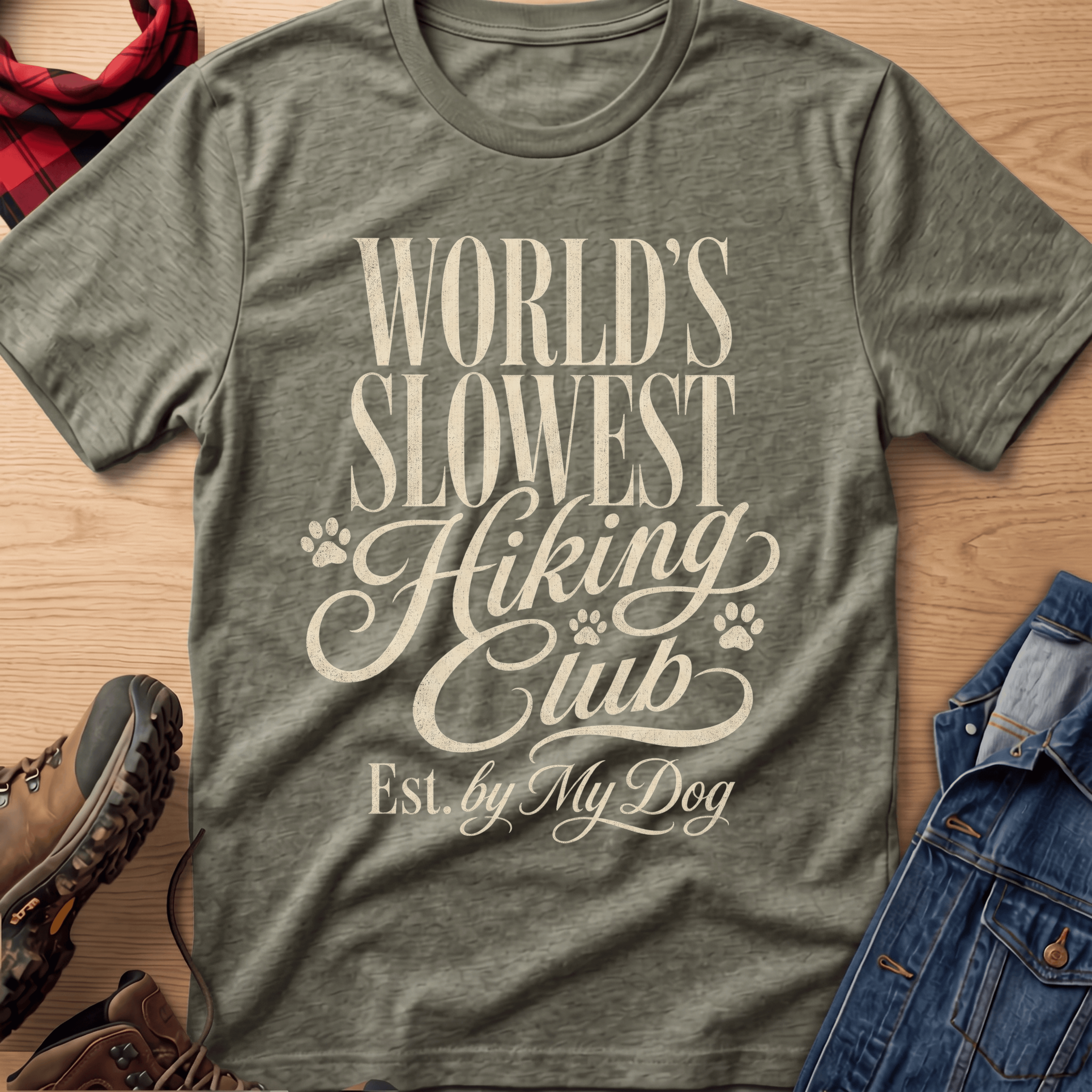 World's Slowest Hiking Club Unisex Tee