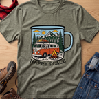 Happy Place Camp Mug Unisex Tee