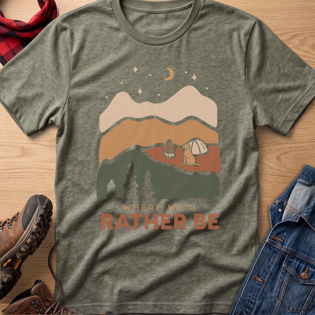 Where We'd Rather Be Unisex Tee