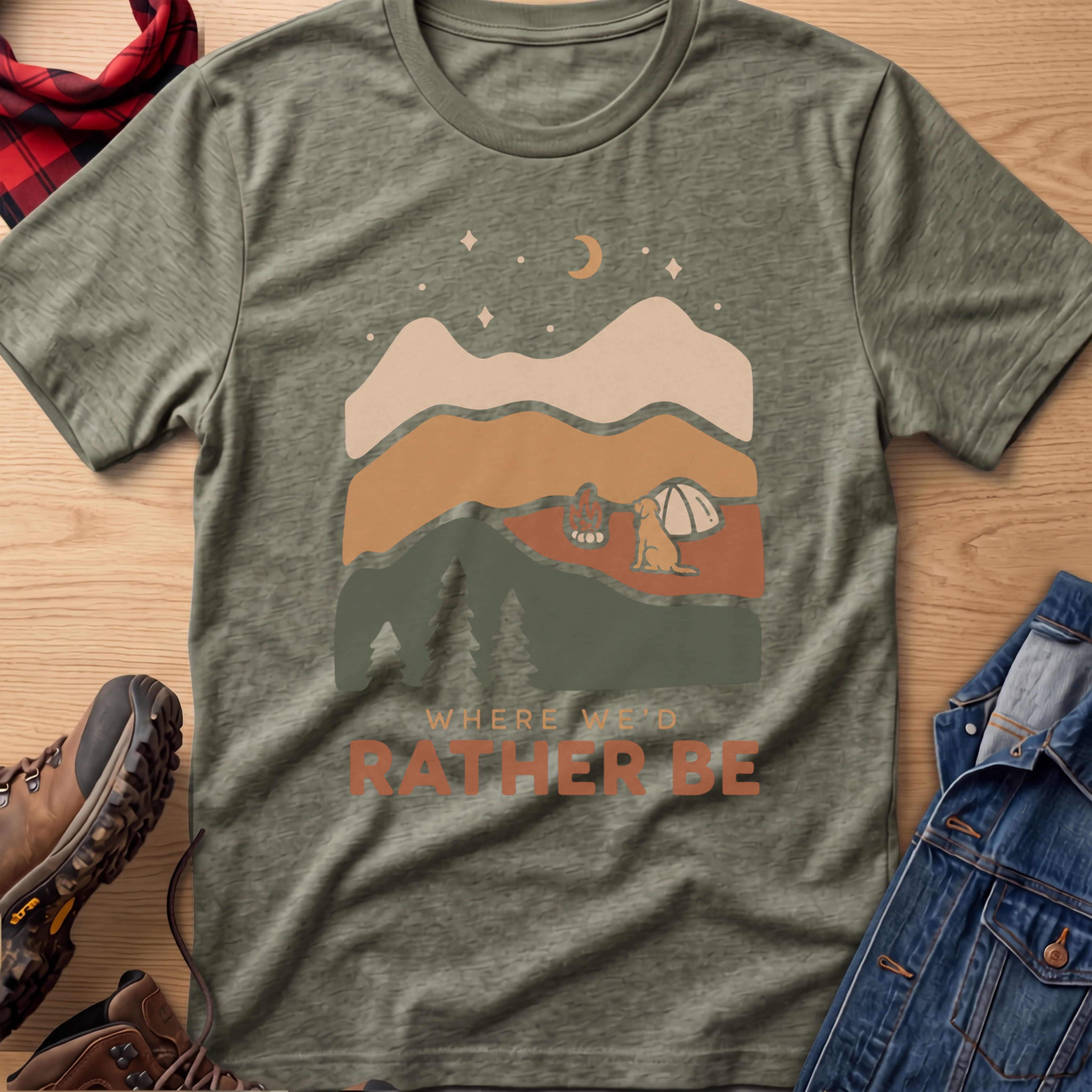 Where We'd Rather Be Unisex Tee
