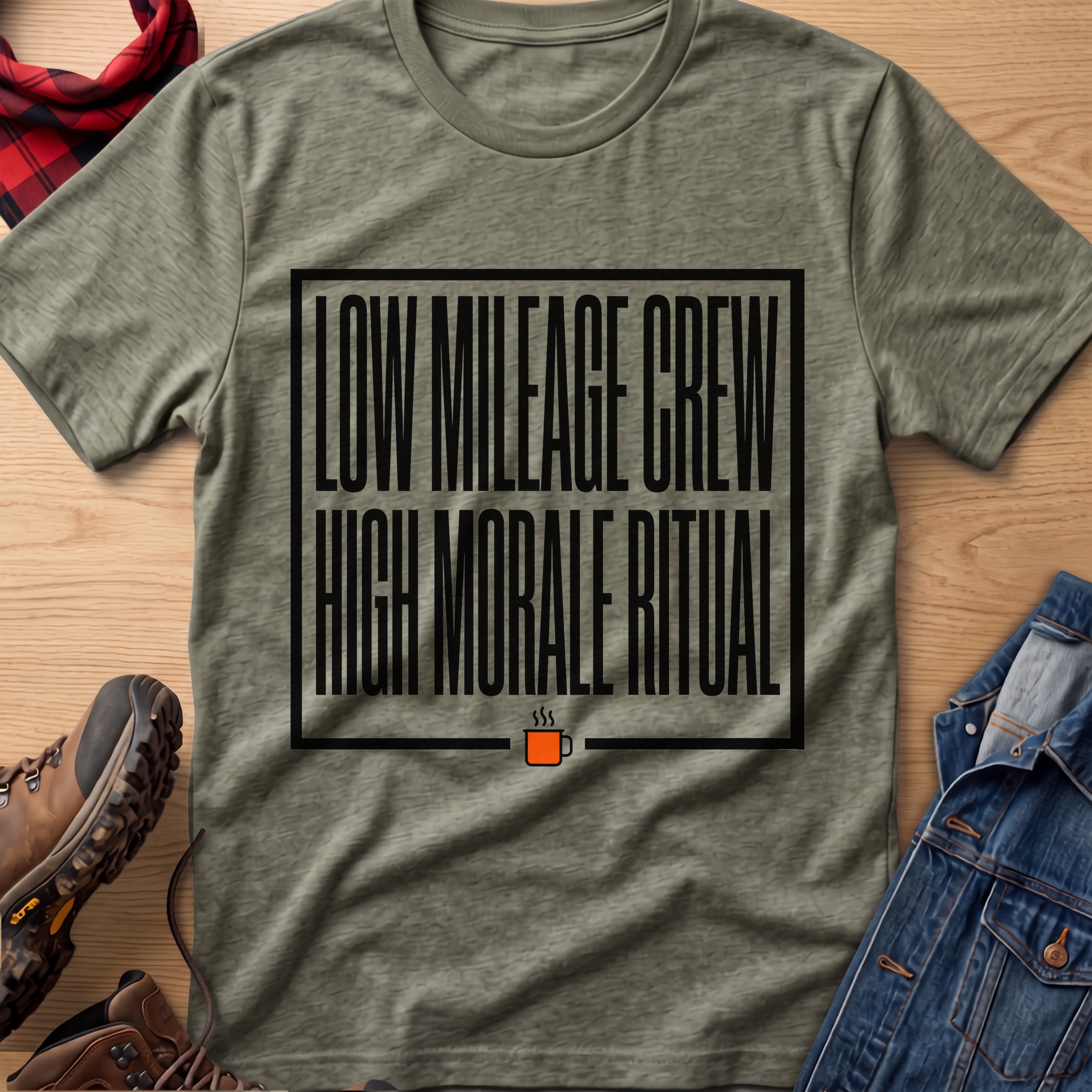 Low Mileage High Moral Unisex Tee