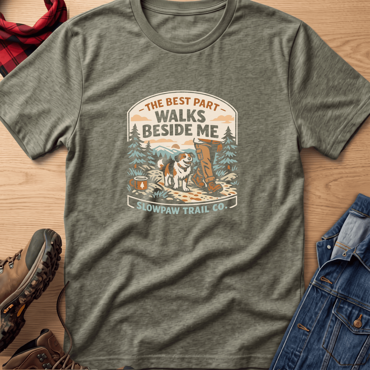 Walks Beside Me Unisex Tee
