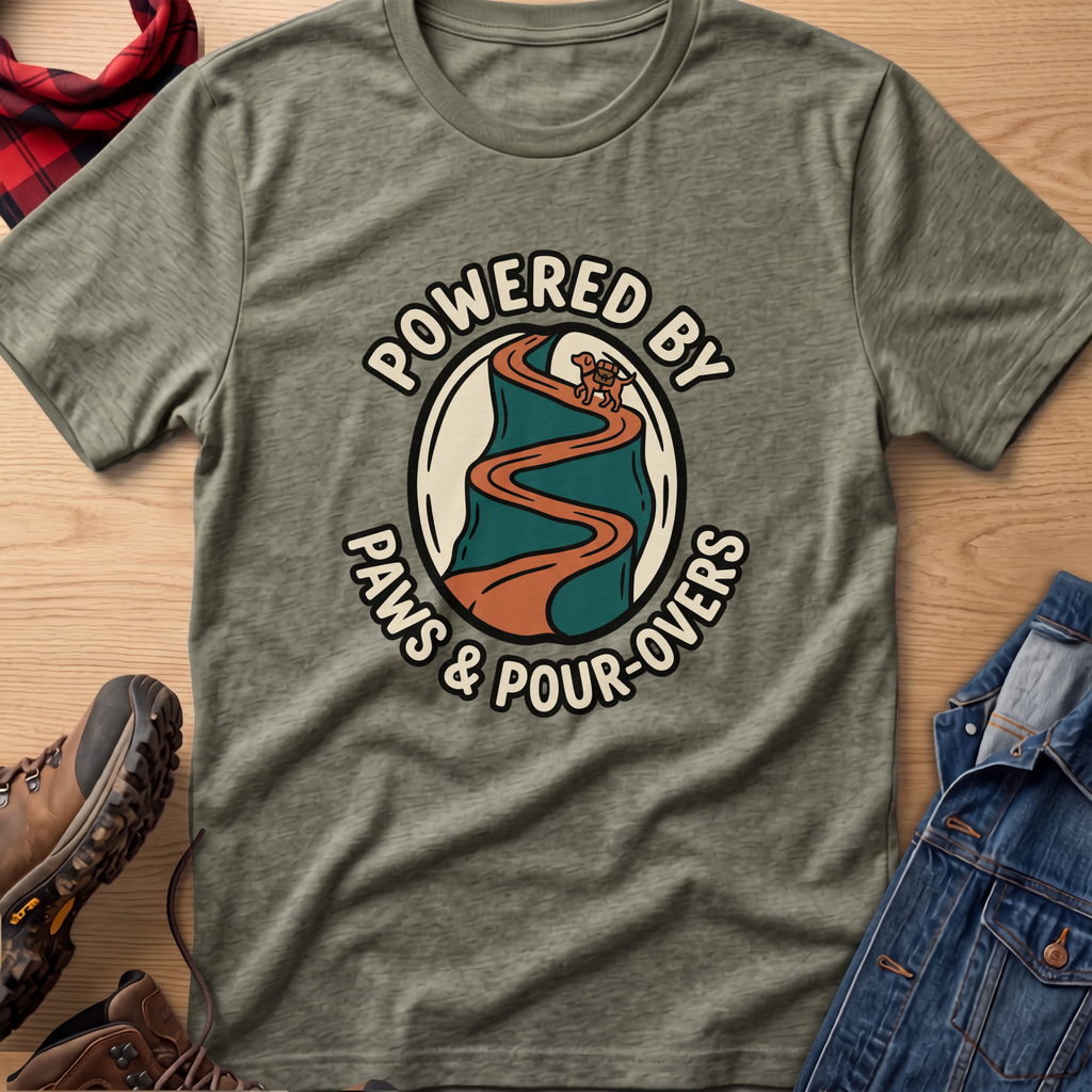 Paws & Pour-Overs Unisex Tee