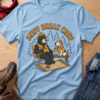 Bear & Dog Sniff Break Crew Unisex Tee