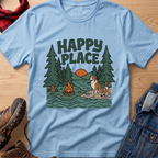 Happy Place Campfire Unisex Tee