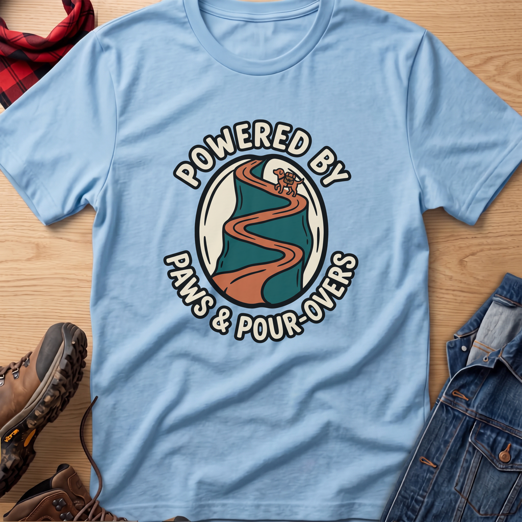 Paws & Pour-Overs Unisex Tee