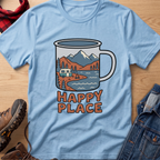 Happy Place Trailer Camp Mug Unisex Tee