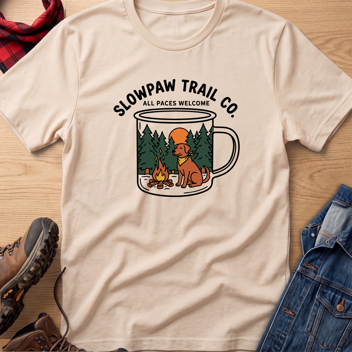 All Paces Welcome Camp Mug Unisex Tee