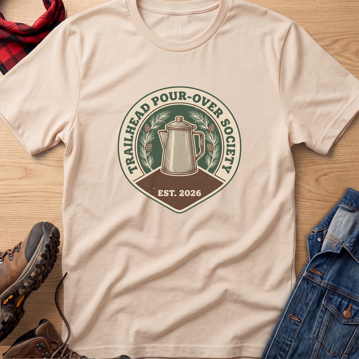 Trailhead Pour-Over Society Unisex Tee