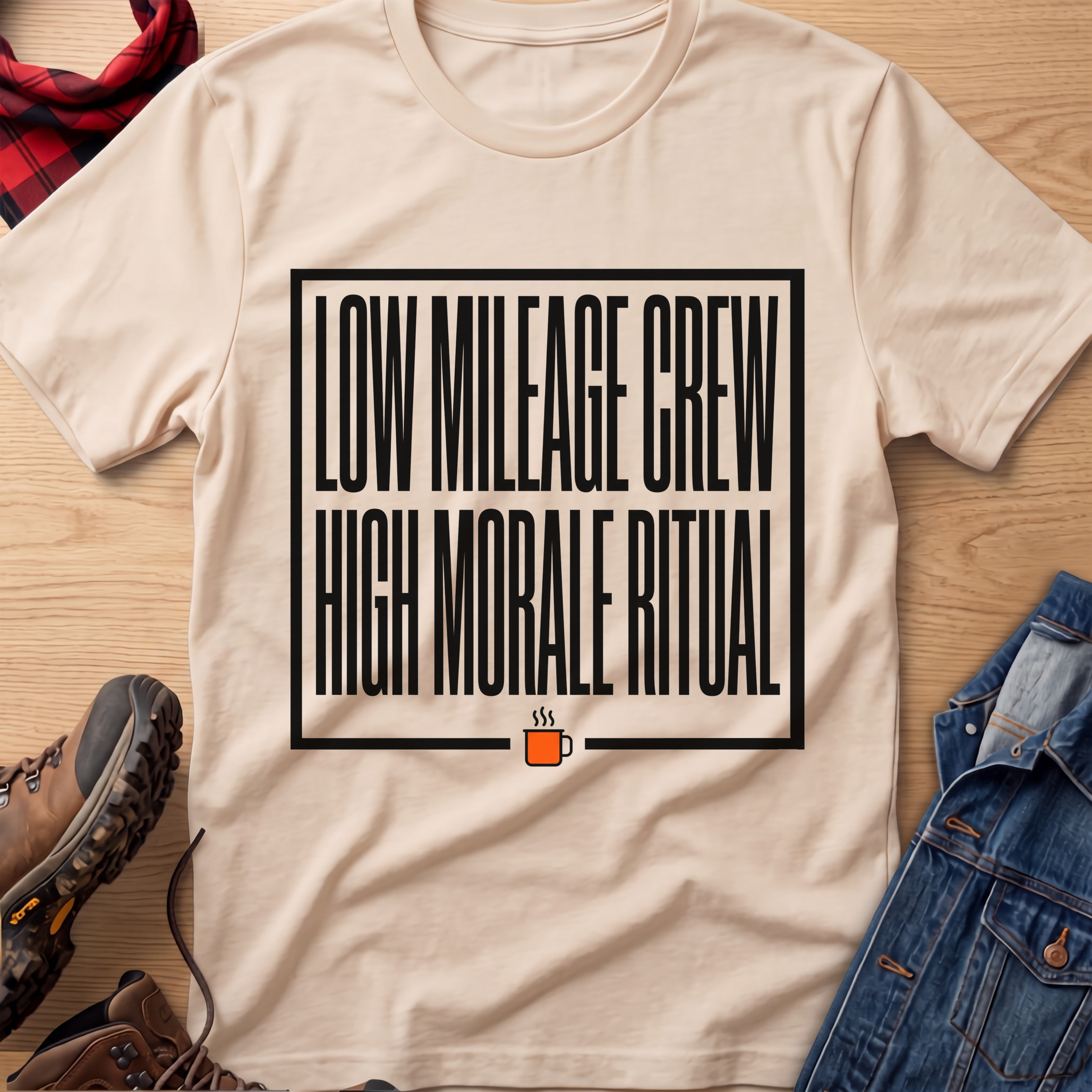 Low Mileage High Moral Unisex Tee