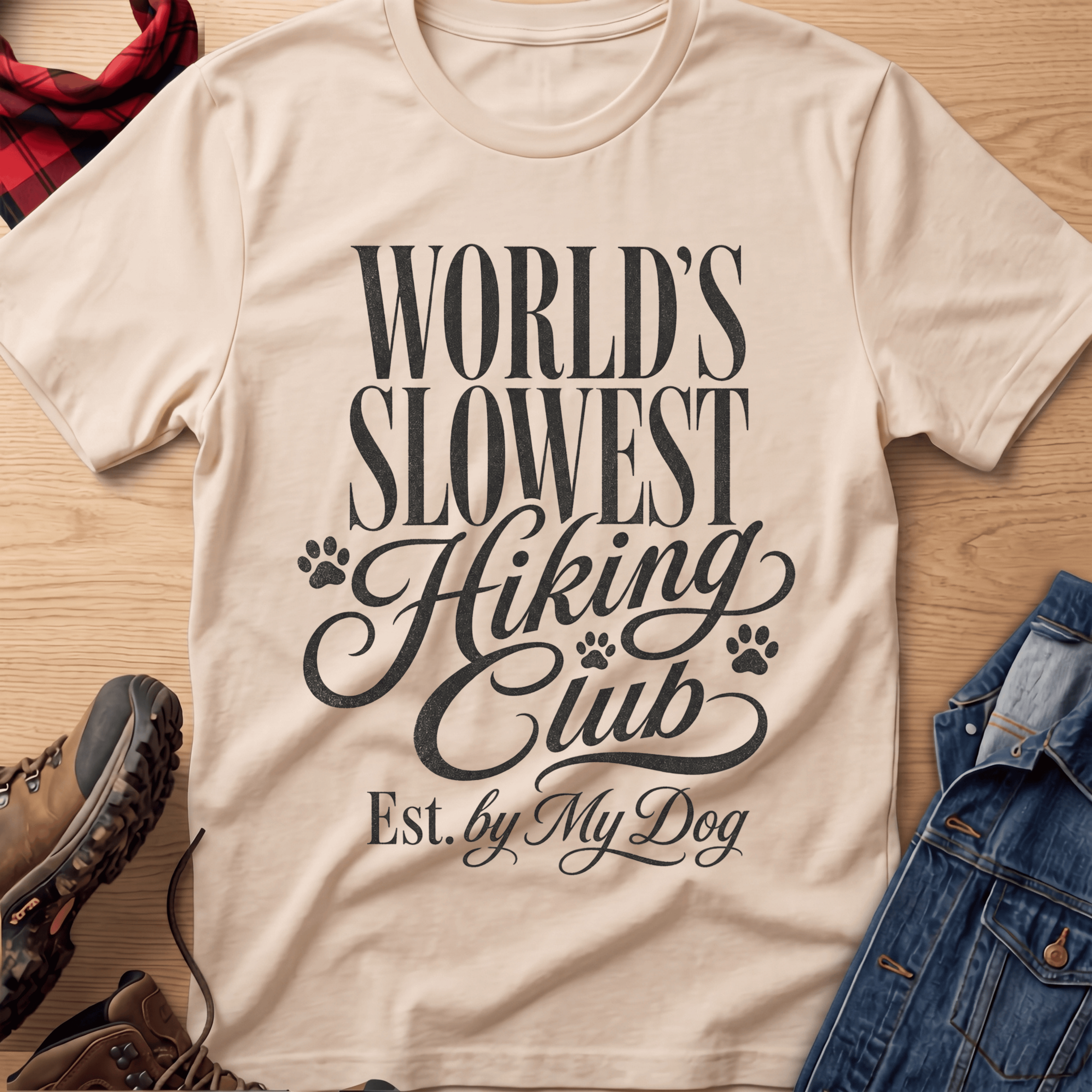 World's Slowest Hiking Club Unisex Tee
