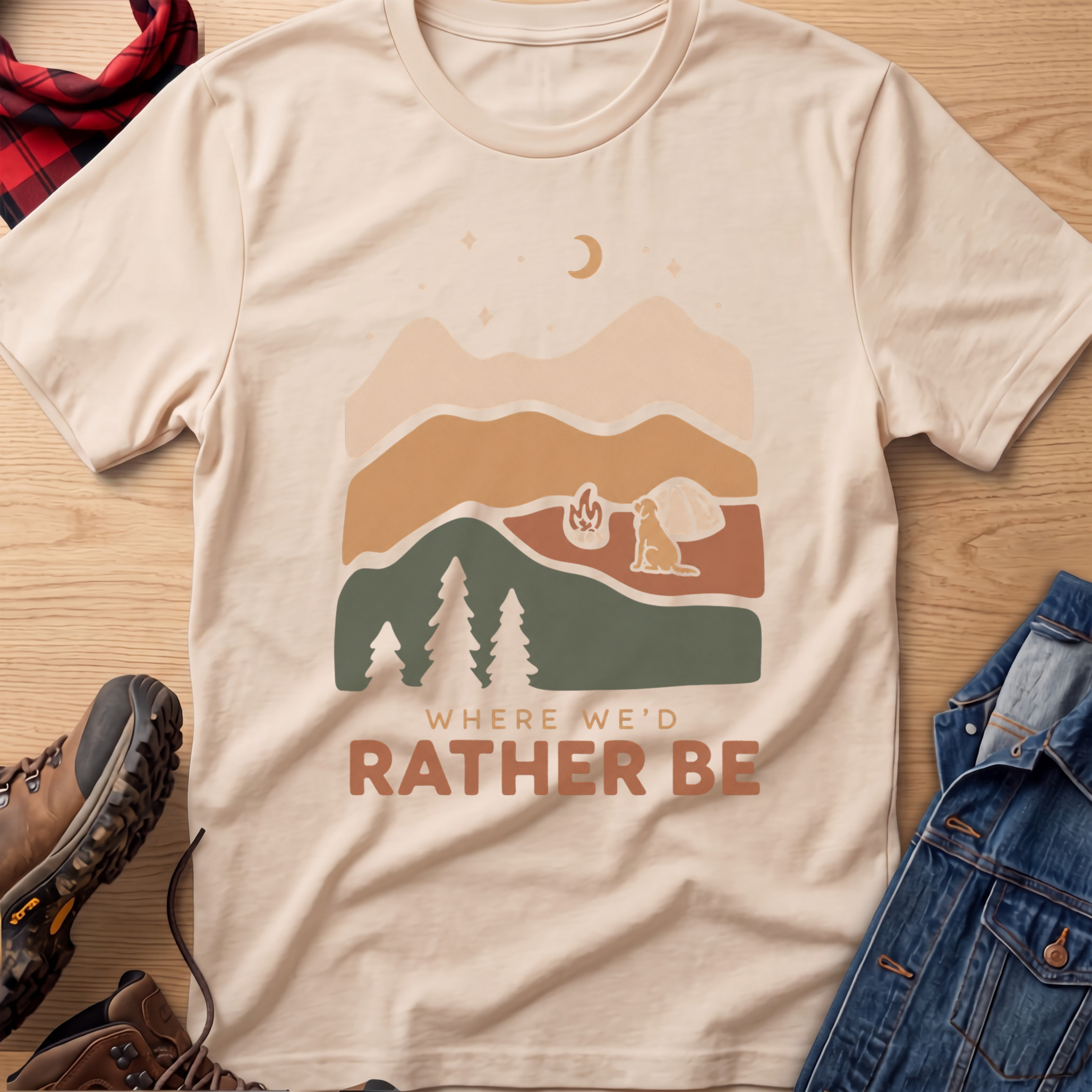 Where We'd Rather Be Unisex Tee