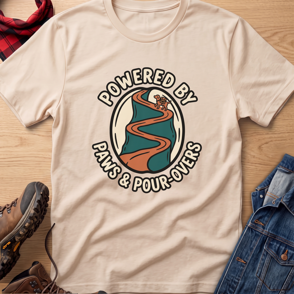 Paws & Pour-Overs Unisex Tee