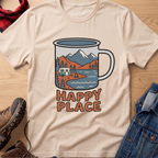 Happy Place Trailer Camp Mug Unisex Tee