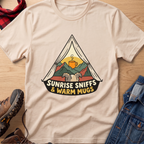 Sunrise Sniffs & Warm Mugs Unisex Tee