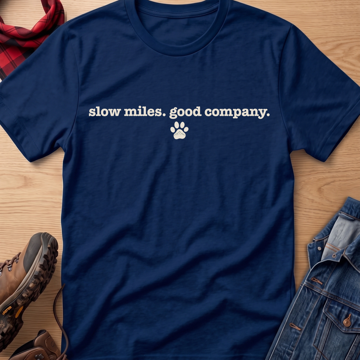 Slow Miles. Good Company. Unisex Tee