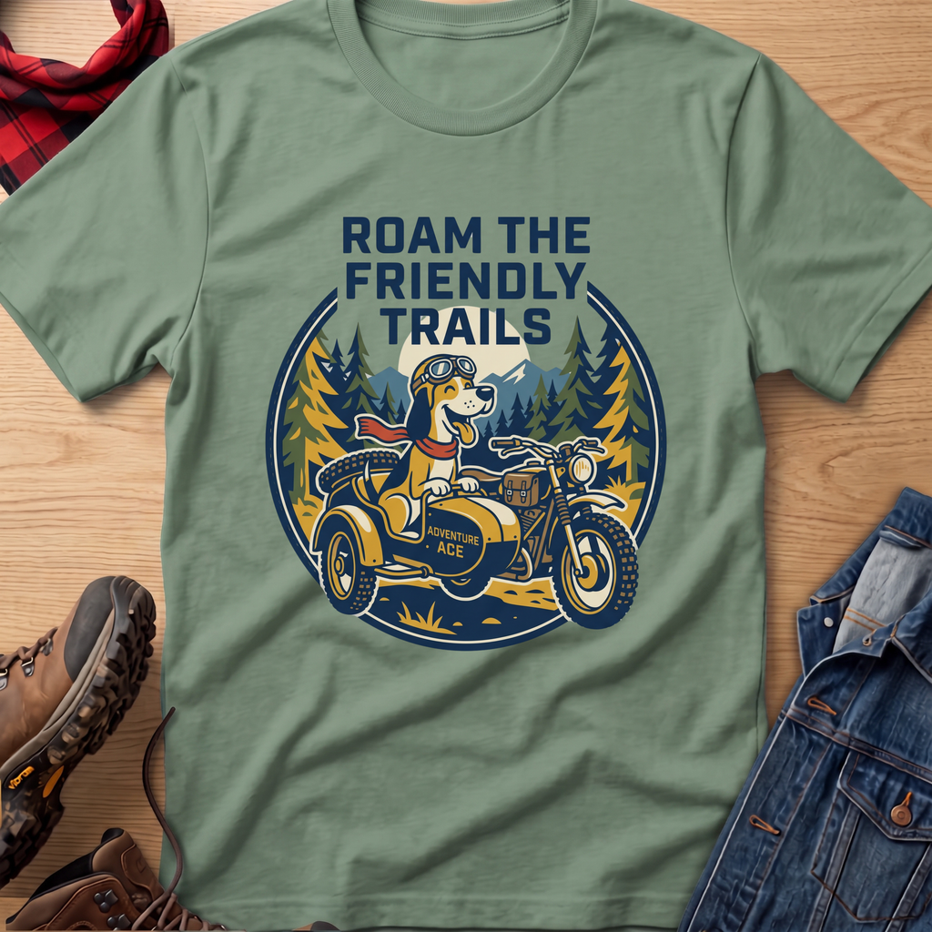 Roam The Friendly Trails Unisex Tee