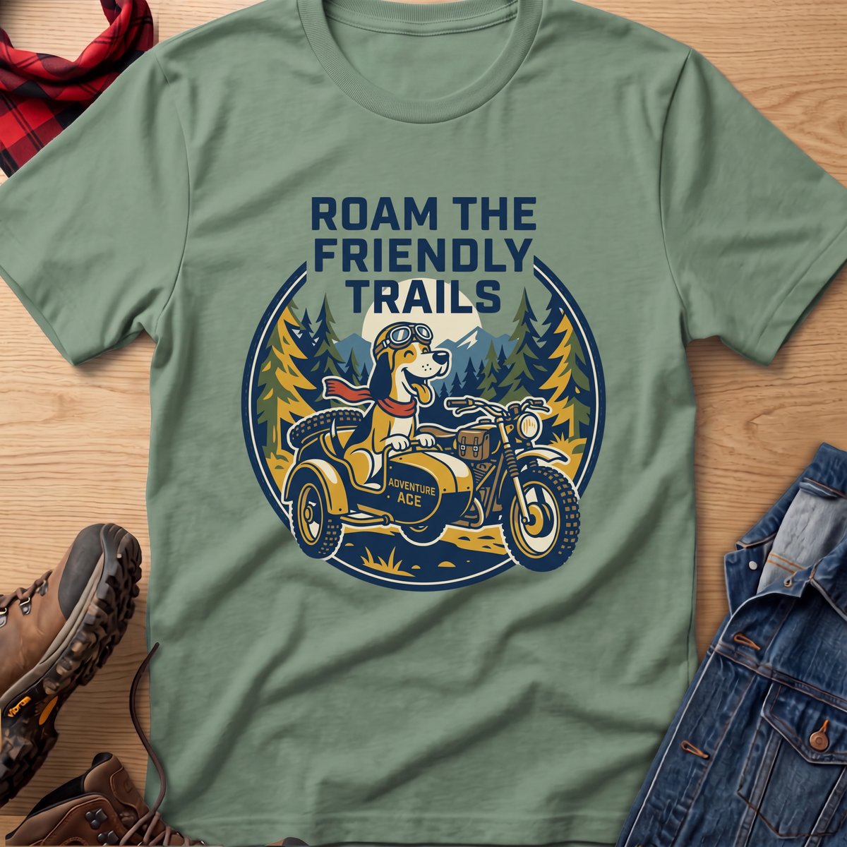 Roam The Friendly Trails Unisex Tee