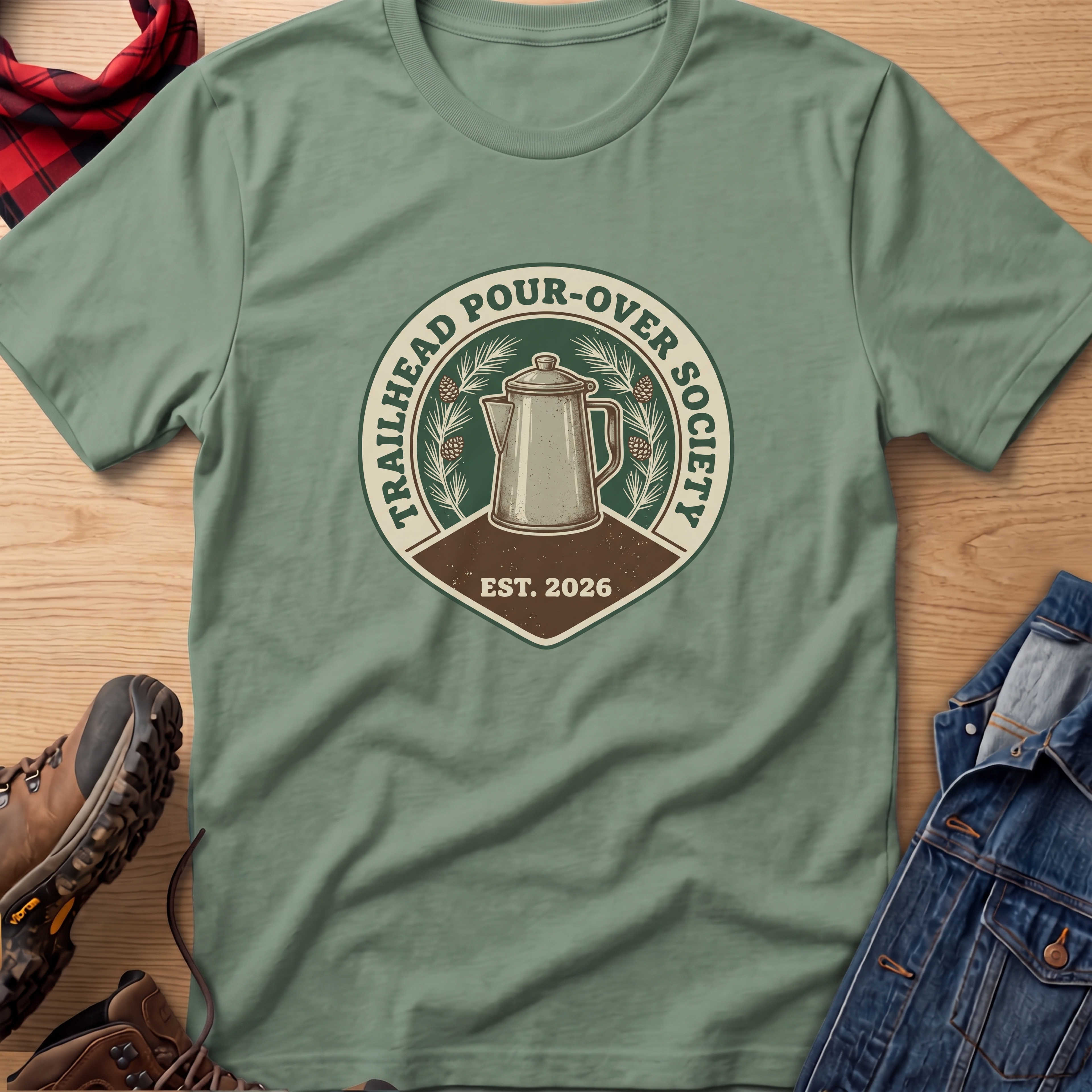 Trailhead Pour-Over Society Unisex Tee