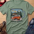 Happy Place Camp Mug Unisex Tee