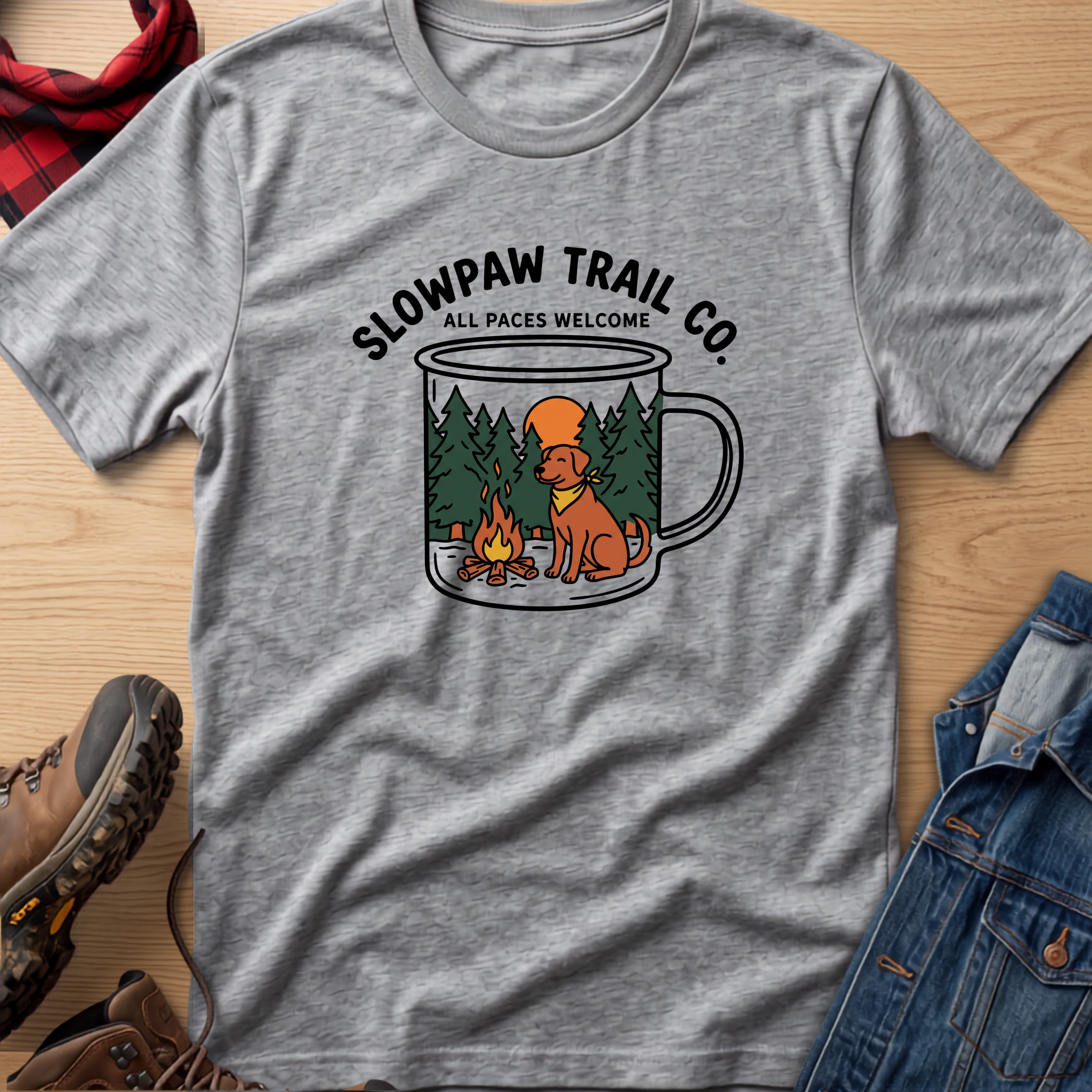 All Paces Welcome Camp Mug Unisex Tee