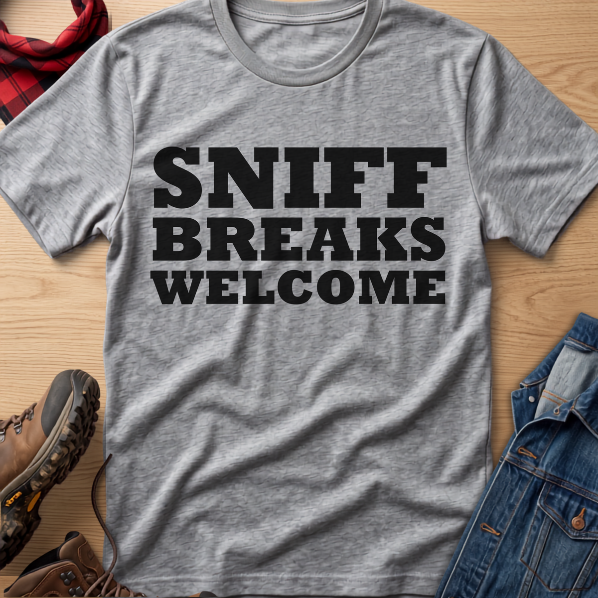 Sniff Breaks Welcome Unisex Tee
