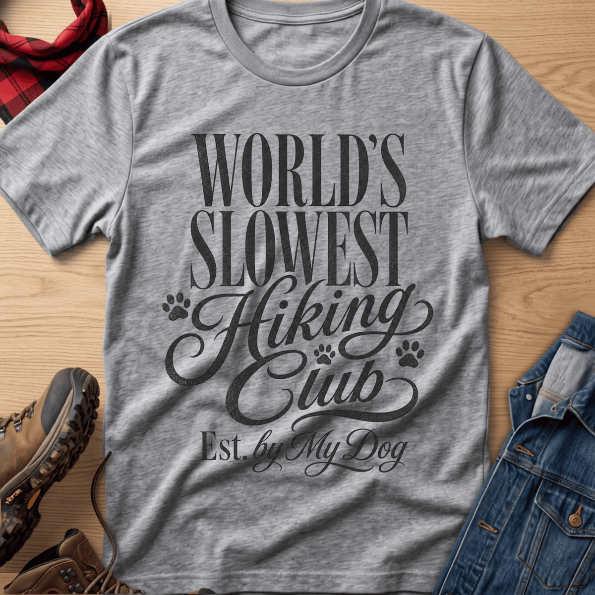 World's Slowest Hiking Club Unisex Tee