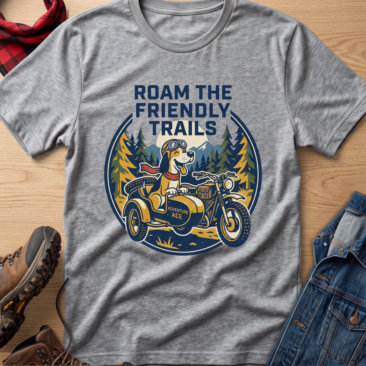 Roam The Friendly Trails Unisex Tee