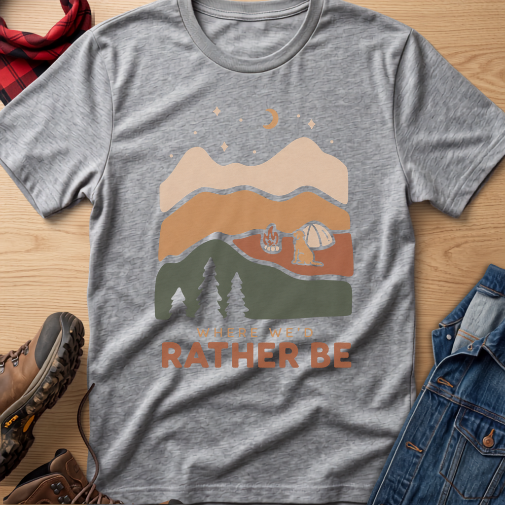 Where We'd Rather Be Unisex Tee